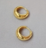Picture of Elegant Gold-Tone Chunky Hoop Earrings